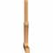 Ekena Millwork Richland Timber Gable Bracket, Western Red Cedar, 108"W x 45"H x 3 1/2"D x 3 1/2"F, 10/12 Pitch GBW108X45X0404RIC00SWR - alternate 3